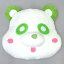 【中古】ぬいぐるみ え~パンダ(緑/浦田直也) フェイスBIGぬいぐるみ 「え~パンダ(AAA)」 1,540円