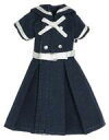 【中古】ドールアクセサリー 1/12 ピコニーモ用 リボンベルトセーラーワンピ(ネイビー)