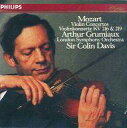 【中古】輸入クラシックCD ARTHUR GRUMIAUX / MOZART：VIOLIN CONCERTOS KV 216＆219 輸入盤