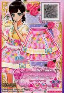 【中古】アイカツDCD/CP/ボトムス/キュート/5弾S4決定戦 5-22-(1)-★[CP]：ピンクフローラルスカート