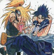 【中古】コースター(キャラクター) サスケ＆デイダラ 「NARUTO-ナルト- アートコースター」 創刊50周年記念 週刊少年ジャンプ展 VOL.3グッズ