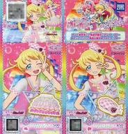 【中古】プリパラ/レア/プリチケ/フォロチケ/ボトムス/ヘアアクセ/ラブリー/Prism Stone/キラッとプリ☆チャン デビューやってみた!キャンペーン! P-002/P-004[R]：プリ☆チャンユニフォームピンクスカート/プリ☆チャンユニフォームピンクヘアアクセ/えも
