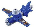 【中古】食玩 プラモデル 2.ブルーダイヤルファイター 「ミニプラ 快盗戦隊ルパンレンジャーVS警察戦隊パトレンジャー VSビークル合体シリーズ05 ルパンレックス」(3)