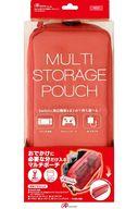 【新品】ニンテンドースイッチハード マルチ収納ポーチ レッド (Switch用)