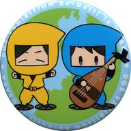 【中古】バッジ・ピンズ(男性) 神谷浩史＆小野大輔(滋賀/琵琶忍者) ご当地DGSトレーディング缶バッジ ..