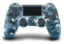 【中古】PS4ハード ワイヤレスコントローラDUALSHOCK4 ブルー・カモフラージュ