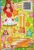 【中古】アイカツDCD/P/シューズ/ポップ/アイカツ!in 富士急ハイランド スタンプラリー特典 SF-2[P]：ポッピンダイナーシューズ/早乙女あこ