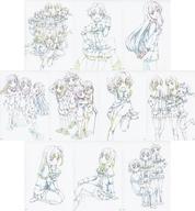 【中古】キャラカード(キャラクター) 原画ピクチャーカードセット(10枚組) 「アクションヒロイン チアフルーツ」 C92グッズ