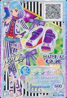 【中古】アイカツDCD/P/シューズ/クール/MATERIAL COLOR/アイカツフレンズ マイベストコーデパック～オールブランド♪～ FCDP-75 P ：ホワイトファッショニスタウェッジソール(キャラクターサイン入り)/湊みお