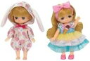 【中古】ドールアクセサリー LW-21 ミキちゃんマキちゃんドレスセット うさちゃんパジャマとアイスクリームドレス 「リカちゃん」