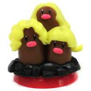 【中古】食玩 トレーディングフィギュア 【シークレット】 ダグトリオ(アローラのすがた) 「チョコエッグ ポケットモンスターサン&ムーン2」