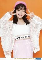 【中古】生写真(ハロプロ)/アイドル/雨ノ森 川海 雨ノ森 川海/清野桃々姫/膝上・背景オレンジ・2Lサイズ/雨ノ森 川海 清野桃々姫バースデーイベント2018 2L判生写真