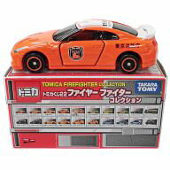 【中古】ミニカー 消防救助機動部隊 日産 GT-R(オレンジ) 「トミカくじ22 ファイヤーファイターコレクション」