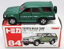 【中古】ミニカー 1/65 トヨタ ハイラックス サーフ(グリーン/赤箱/中国製/TOMY赤字) 「トミカ No.84」