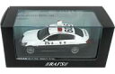 【中古】ミニカー 1/43 日産 スカイライン 350GT V36 2008 北海道警察 交通部交通機動隊車両 #605(ホワイト×ブラック) [H7430809]