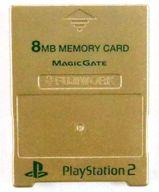 【中古】PS2ハード PlayStation2 専用MEMORY CARD(8MB) FUJIWORKシャンパンゴールド