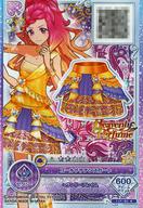 【中古】アイカツDCD/R/ボトムス/セクシー/Heavenly Perfume/かがやきのジュエル1弾 FJ1-36[R]：ゴールドサテンスカート