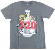 【中古】Tシャツ(男性アイドル) 嵐 Tシャツ グレー 「ARASHI Anniversary Tour 5×20」