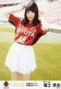 【中古】生写真(AKB48・SKE48)/アイドル/SKE48 福士奈央/膝上・衣装赤・ユニフォーム・両手人差し指立て/名古屋グランパス×SKE48 ランダム生写真(3)