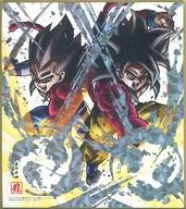 【中古】食玩 雑貨 14.超サイヤ人4 孫悟空＆超サイヤ人4 ベジータ 「ドラゴンボール 色紙ART 復刻スペシャル」