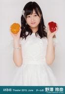 【中古】生写真(AKB48・SKE48)/アイドル/AKB48 野澤玲奈/レア・共通カット・パプリカ/劇場トレーディン..