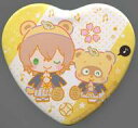 【中古】バッジ・ピンズ(キャラクター) 夢野幻太郎 「ヒプノシスマイク -Division Rap Battle- SANRIO NAKAYOKU EDIT スペシャルコラボ inサンリオピューロランド トレーディングハート缶バッジ」(3)