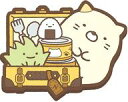【中古】食玩 雑貨 4.ねこ 「すみっコぐらし ほっこりラバークリップ2」