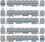 新品 Nゲージ(車両)1/150営団地下鉄5000系東西線・非冷房車基本5両セットA「鉄道コレクション」 301745