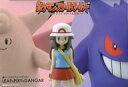 【中古】食玩 トレーディングフィギュア ポケモンスケールワールド カントー地方 リーフ&ピクシー&ゲンガー プレミアムバンダイ限定