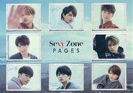 【中古】シール ステッカー(男性) Sexy Zone(timelesz) オリジナルステッカーシート 「CD PAGES 初回限定盤B」 先着購入特典