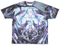 【新品】Tシャツ(キャラクター) 初音ミク Circulator 両面フルグラフィックTシャツ パープル×ライトブルー Lサイズ 「VOCALOID」