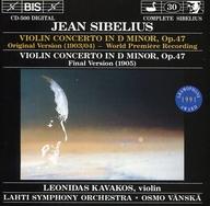 【中古】輸入クラシックCD LEONIDAS KAVAKOS. OSMO VANSKA. LAHTI SYMPHONY ORCHESTRA / JEAN SIBELIUS：VIOLIN CONCERTO IN D MINOR. Op.47 輸入盤