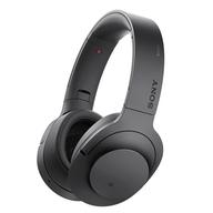 【中古】ヘッドフォン ワイヤレスノイズキャンセリングステレオヘッドセット h.ear on Wireless NC (ブラック) [MDR-100ABN(B)] (状態：本体状態難)