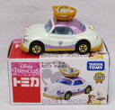 【中古】ミニカー ポピンズ ポット夫人 販売店特別仕様車(ホワイト×ゴールド×ピンク) 「トミカ ディズニーモータース」 セブン&アイ限定