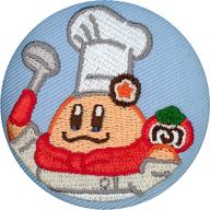 【中古】バッジ・ピンズ コックカワサキ 「星のカービィ カービィカフェ 刺繍バッジコレクション3」