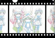 【中古】クリアファイル レグ&リコ&ナナチ 「劇場版 メイドインアビス 深き魂の黎明 A4原画クリアファイル」 劇場グッズ