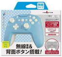 【中古】ニンテンドースイッチハード ジャイロコントローラー 無線タイプ ライトブルー×クリーム