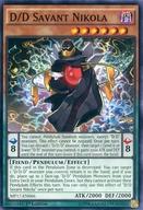 【中古】遊戯王/N/ペンデュラムモンスター/英語版/2017 Mega-Tin Mega Pack MP17-EN066[N]：D/D Savant Nikola/DD魔導賢者ニコラ