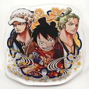 【中古】バッジ・ピンズ モンキー・D・ルフィ&ロロノア・ゾロ&トラファルガー・ロー 「ワンピース アクリルバッジコレクション 第1弾」