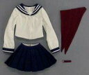 【中古】ドールアクセサリー DD用 セーラー服セット (ネイビー・SS-S胸) 「天使のころもスタンダード」 ボークスショップ&ホビー天国ウェブ限定