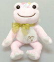【中古】ぬいぐるみ ピクルス(ピンク) キューピッドシリーズ ビーンドール 「pickles the frog-かえるのピクルス-」