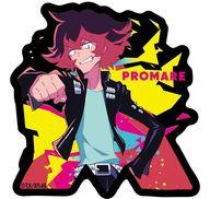 【中古】シール・ステッカー ゲーラ トラベルステッカー 描き下ろしver. 「プロメア」