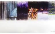 【中古】雑貨 アクリルスタンド用パノラマ背景台紙 「Blu-ray/DVD 鬼滅の刃」 ufotable全巻購入特典