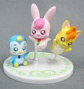【中古】食玩 トレーディングフィギュア 4.ラビリン&ペギタン&ニャトラン 「ヒーリングっど プリキュア キューティーフィギュア