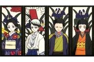 【中古】キャラカード 集合 特製花札4枚 「Blu-ray/DVD 鬼滅の刃 第4巻」 封入特典