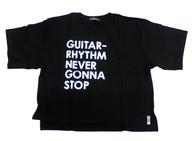 【中古】Tシャツ(男性アイドル) 布袋寅泰 GTRM TYPO レディースTシャツ ブラック 「HOTEI Live In Japan 2019 〜GUITARHYTHM VI TOUR〜」