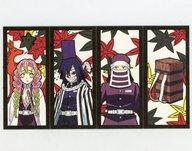 【中古】キャラカード 集合 特製花札4枚 「Blu-ray/DVD 鬼滅の刃 第9巻」 封入特典