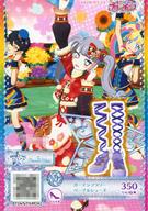 【中古】プリパラ/ノーマル/プリチケ/シューズ/プレミアム/Precious Muse/ジュエル6弾 えも/ダイヤモンドコレクション共通 J6-70[N]：ガーデンフラワーパープルシューズ