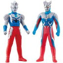 【中古】食玩 トレーディングフィギュア 1.ウルトラマンゼット アルファエッジ &ウルトラマンゼロ 「ソフビヒーローウルトラマン対決セット 熱血戦士ウルトラマン...