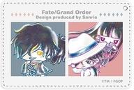 【中古】雑貨 岡田以蔵&坂本龍馬 Design produced by Sanrio Ani-Art 1ポケットパスケース 「Fate/Grand Order×サンリオ」